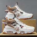 Sarah Express Men's Casual Patchwork Dad Sneakers BS6029 Khaki