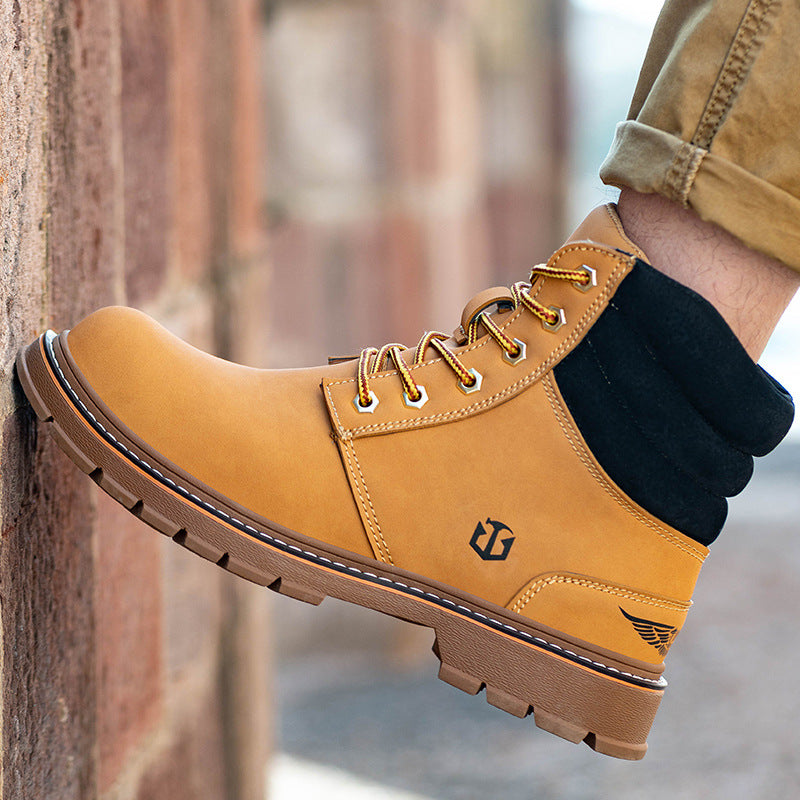 Sarah Express Men's Casual High-Top Work Boots