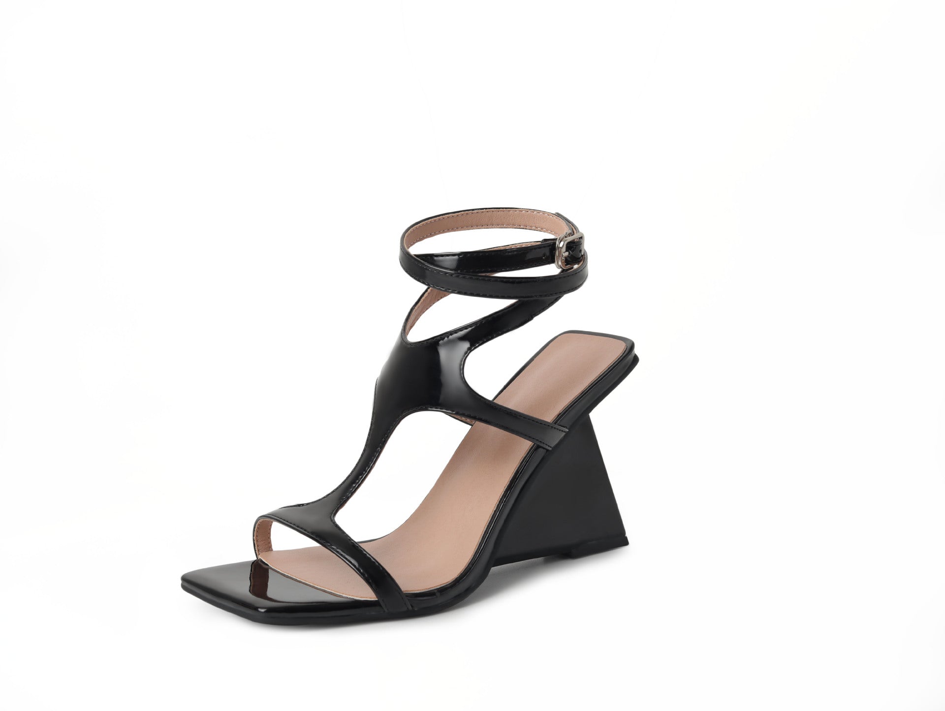 Sarah Express Women's Bow-Tie Slingback Flat Shoes Black