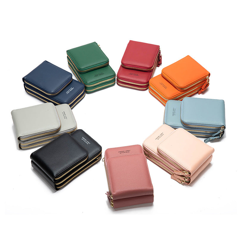 Sarah Express Tri-Fold Multi-Pocket Phone Crossbody Bag