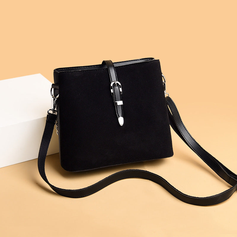 Sarah Express Structured Buckle Detail Shoulder Bag