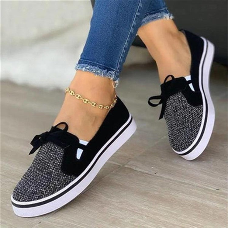 Sarah Express Women's Casual Low Top Flat Shoes