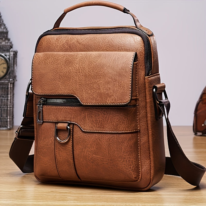 Sarah Express Structured Men's Crossbody Messenger Travel Bag