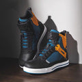 Sarah Express Snail Riding Motorcycle Boots Breathable Blue orange
