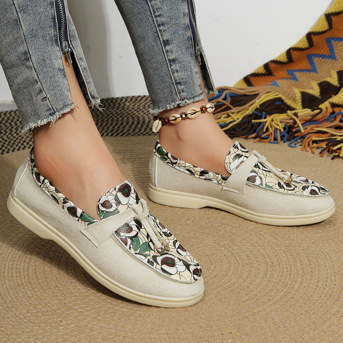 Sarah Express Women's Casual Flat Slip-On Shoes