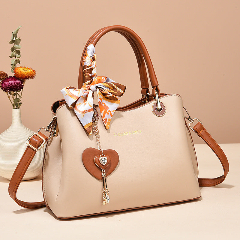 Sarah Express Urban Minimalist Patchwork Crossbody Tote Bag