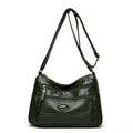 Sarah Express Lightweight Soft PU Crossbody Shoulder Bag Green