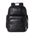Sarah Express Genuine Leather Men's Travel Backpack Black