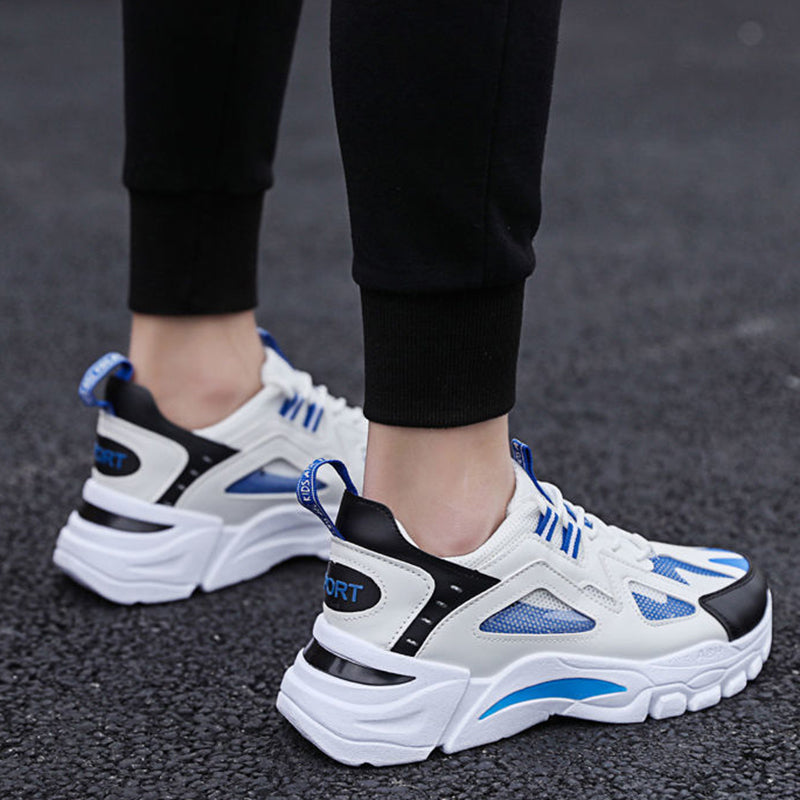 Sarah Express Men's Breathable Lace Up Athletic Sneakers