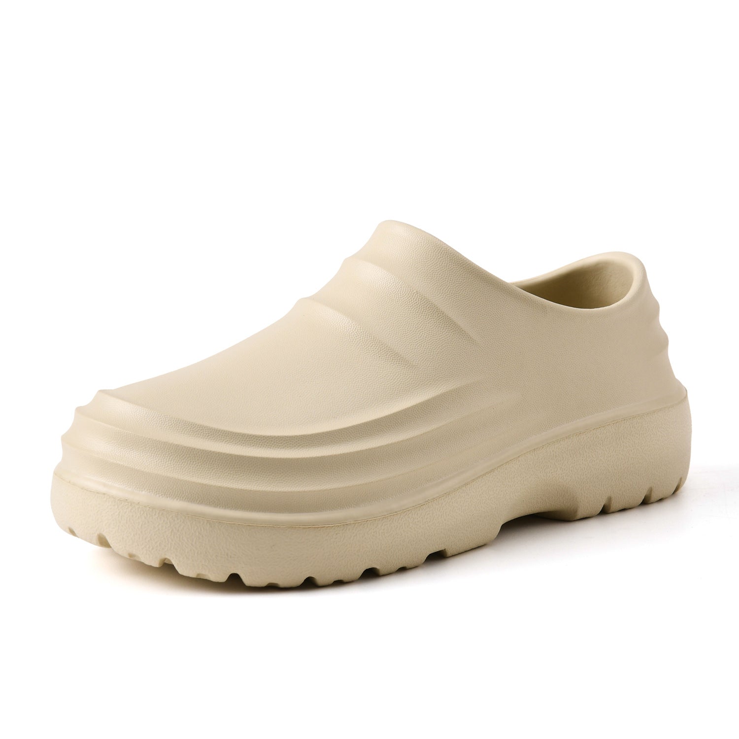 Sarah Express Waterproof Non-Slip EVA Kitchen Work Slippers Khaki