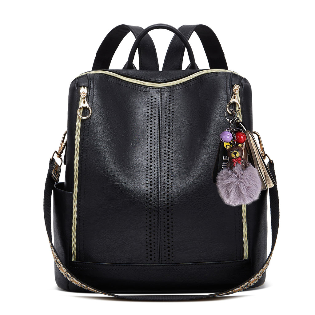 Sarah Express Casual Soft Leather Everyday Backpack