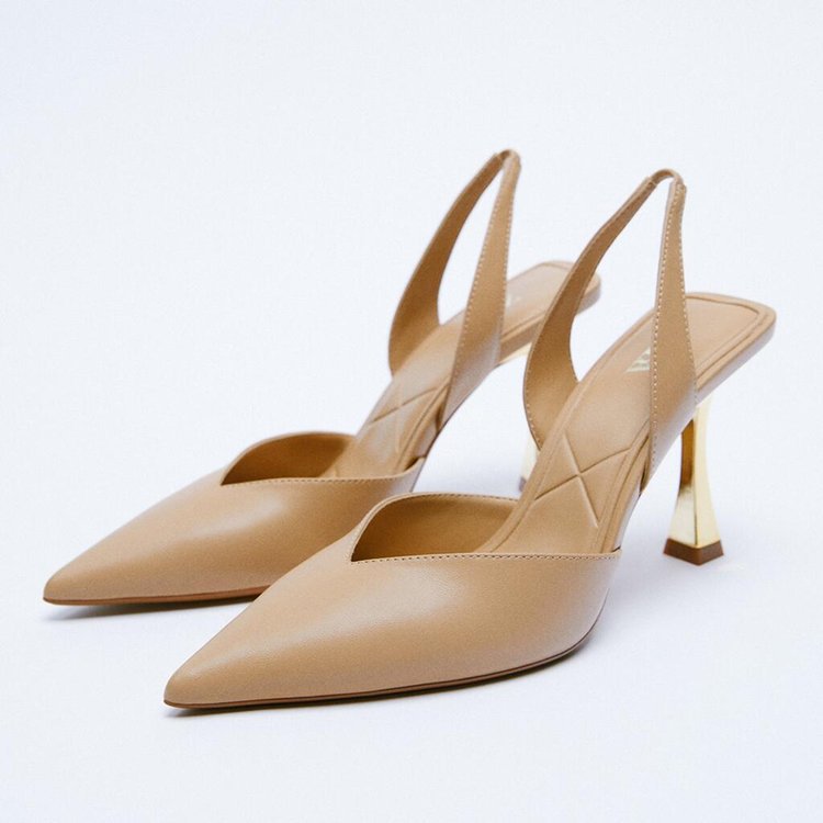Sarah Express Pointed Toe Slingback Heels
