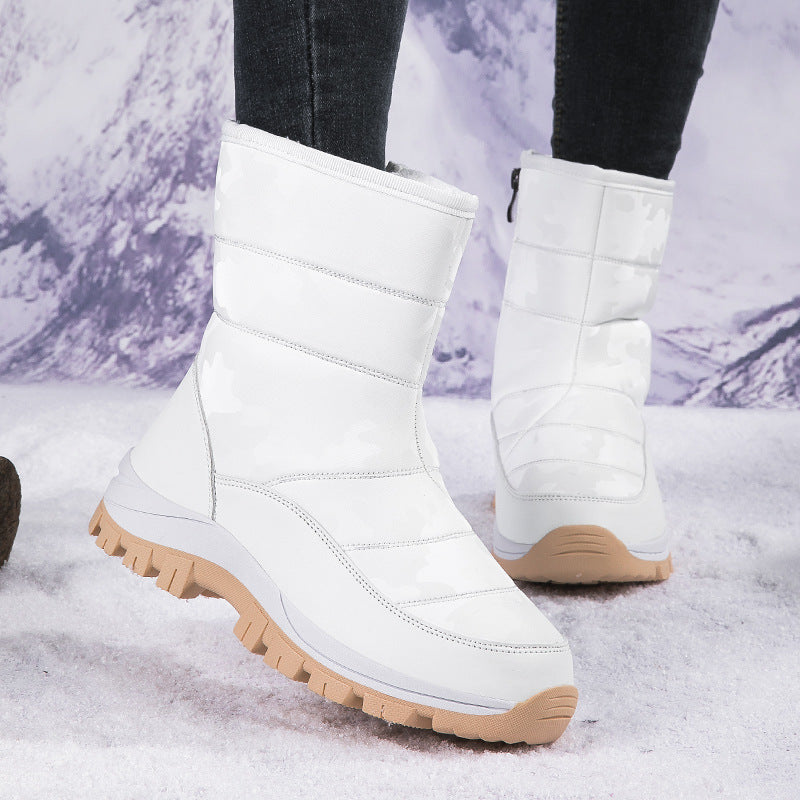 Sarah Express High-Top Plush Winter Snow Boots