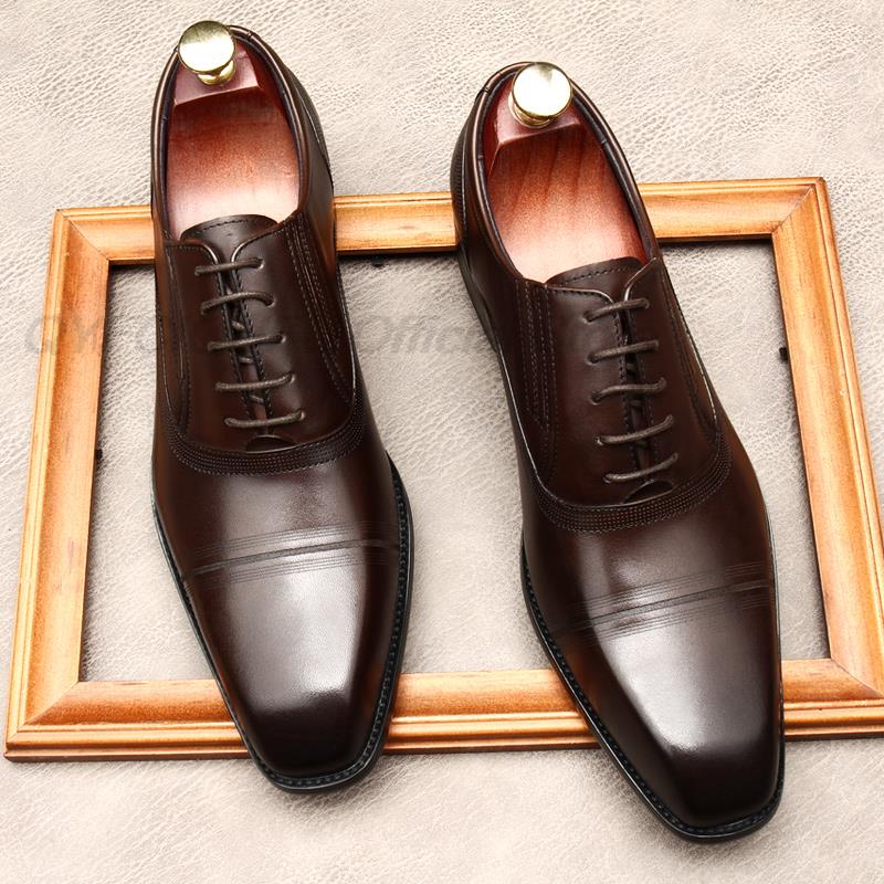 Sarah Express Men's Formal Leather Oxford Shoes