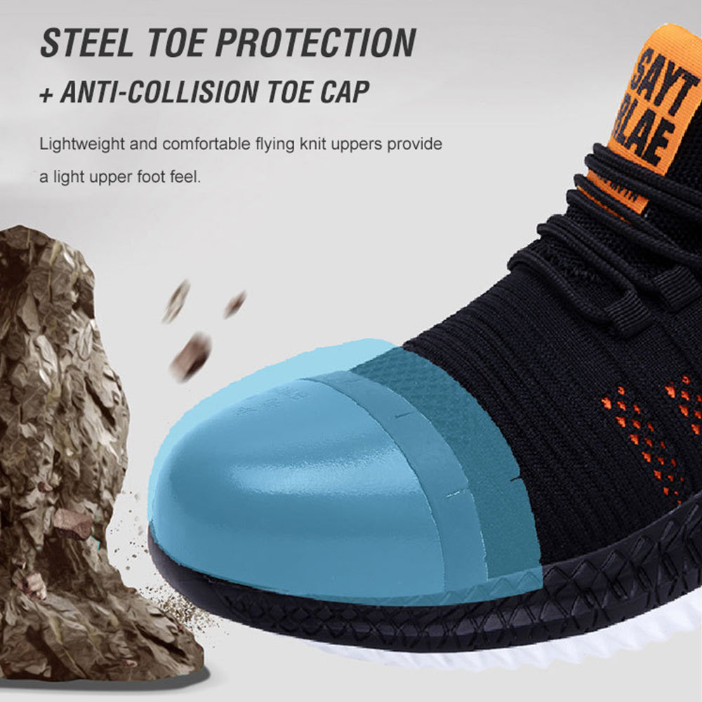Sarah Express Breathable Steel Toe Safety Sneakers
