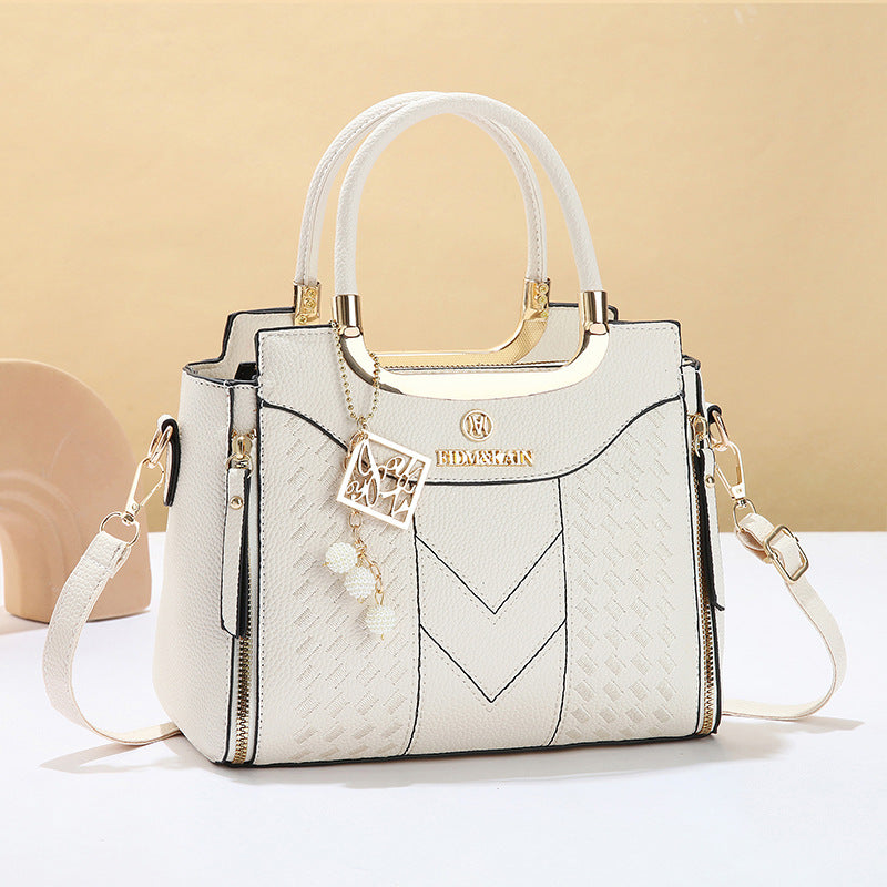 Sarah Express Embroidered Thread Structured Crossbody Bag