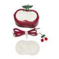 Sarah Express Cute Mini Oval Patchwork Crossbody Bag Red