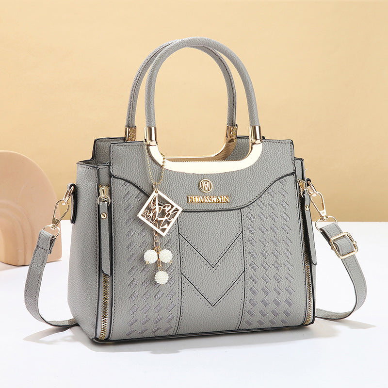 Sarah Express Embroidered Thread Structured Crossbody Bag