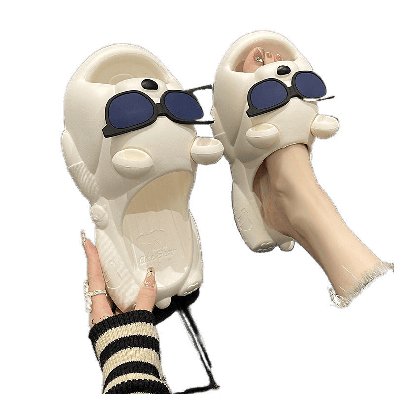 Sarah Express Sunglasses Bear Novelty EVA Slides
