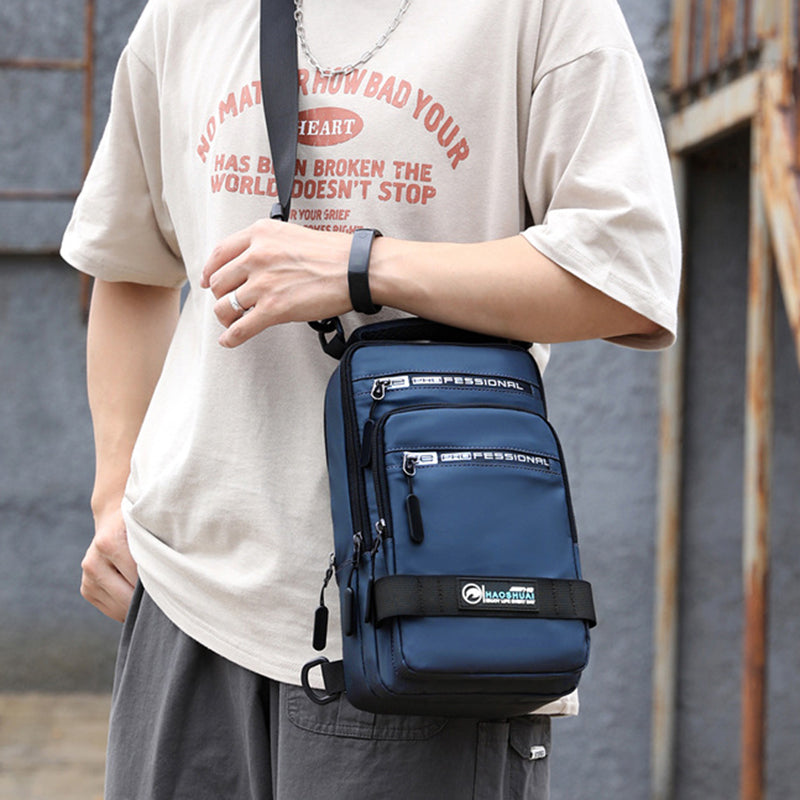 Sarah Express Multifunction Nylon Crossbody Chest Bag