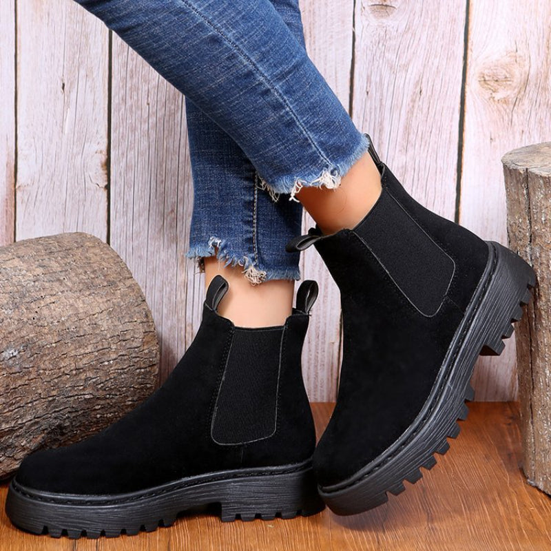 Sarah Express Chunky Platform Ankle Boots