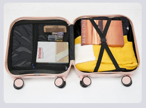 Sarah Express 18 Inch Lightweight Hardshell Carry-On Suitcase