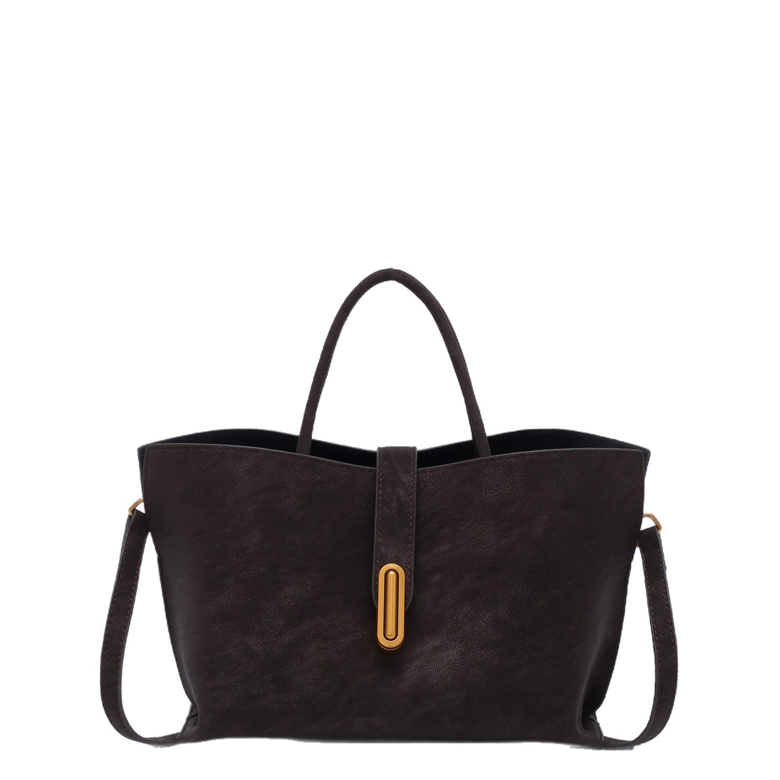 Sarah Express Minimalist Suede-Style Retro Tote Bag