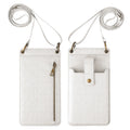Sarah Express Crocodile Pattern Crossbody Phone Wallet Bag White