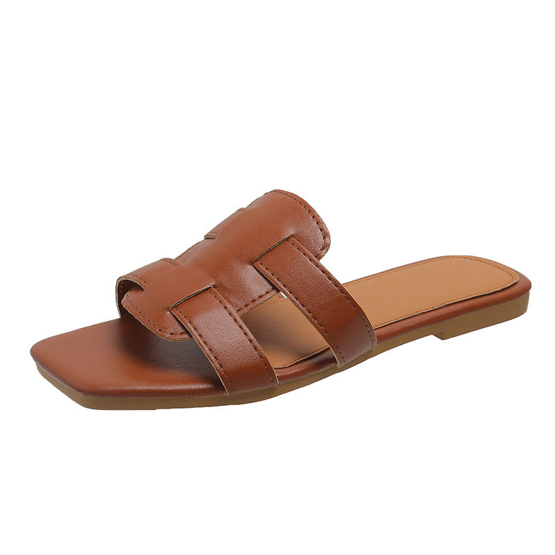 Sarah Express Braided Strap Flat Sandals