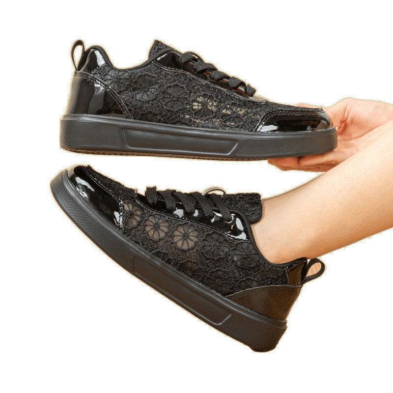 Sarah Express Breathable Lightweight Slip-On Round Toe Sneakers