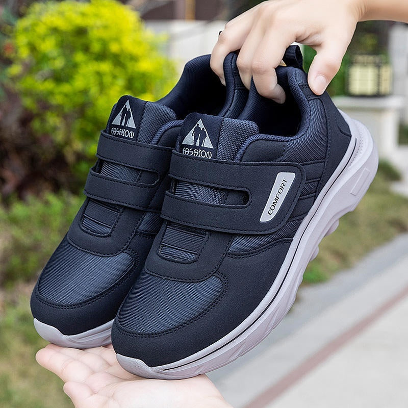 Sarah Express Unisex Wide-Toe Velcro Walking Shoes
