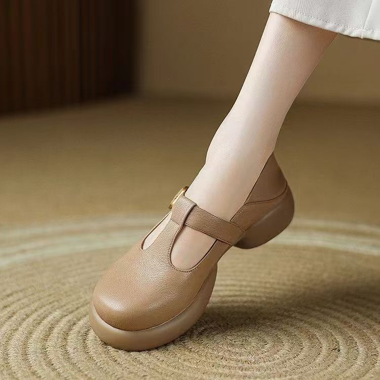 Sarah Express Comfortable Round Toe Mary Jane Flats