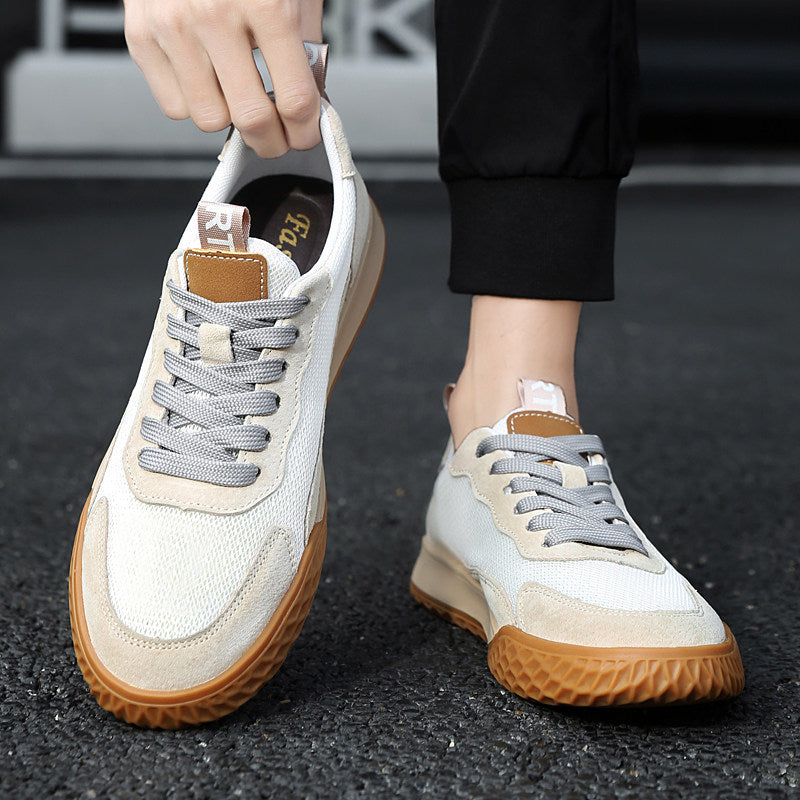 Sarah Express Men's Breathable Casual Lace Up Sneakers