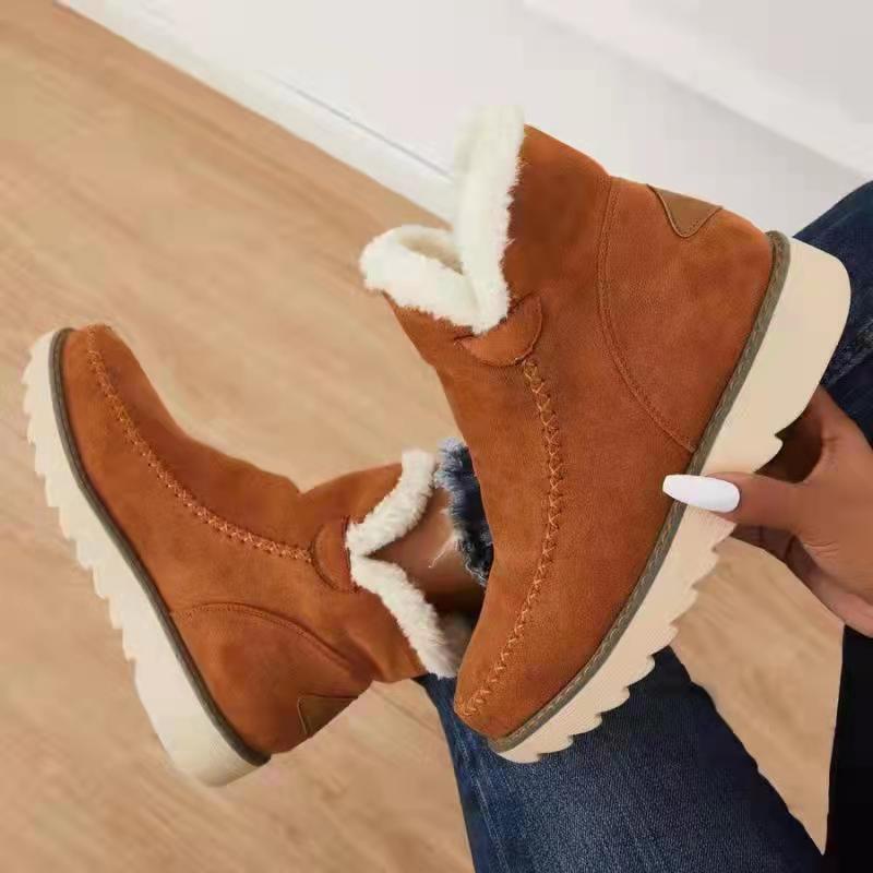 Sarah Express Plush Lined Casual Winter Snow Boots