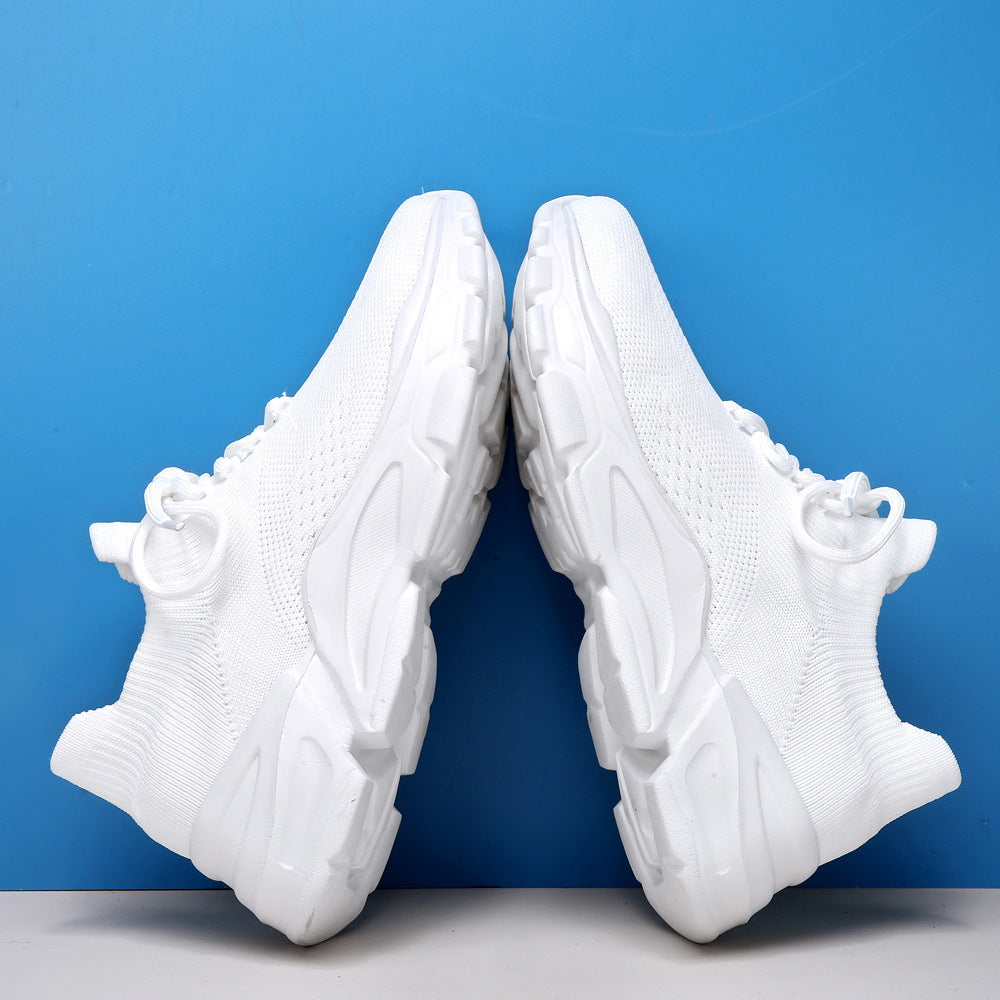 Sarah Express Breathable Lightweight Knit Lace-Up Sneakers