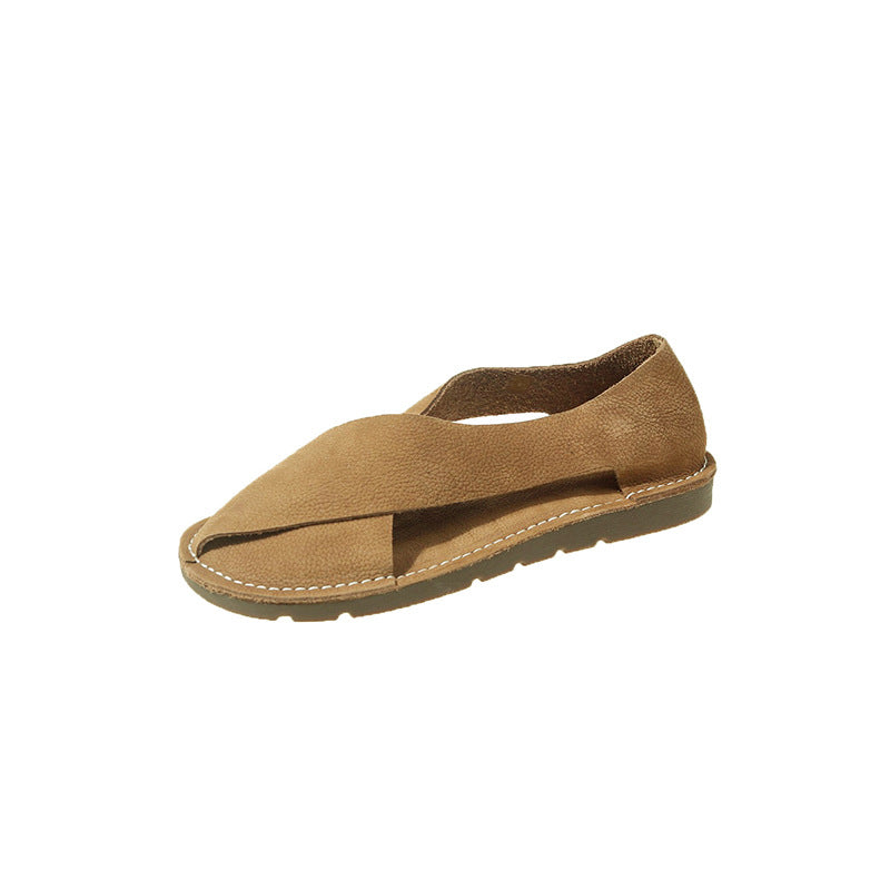 Sarah Express Women's Slip-On Roman Fisherman Sandals