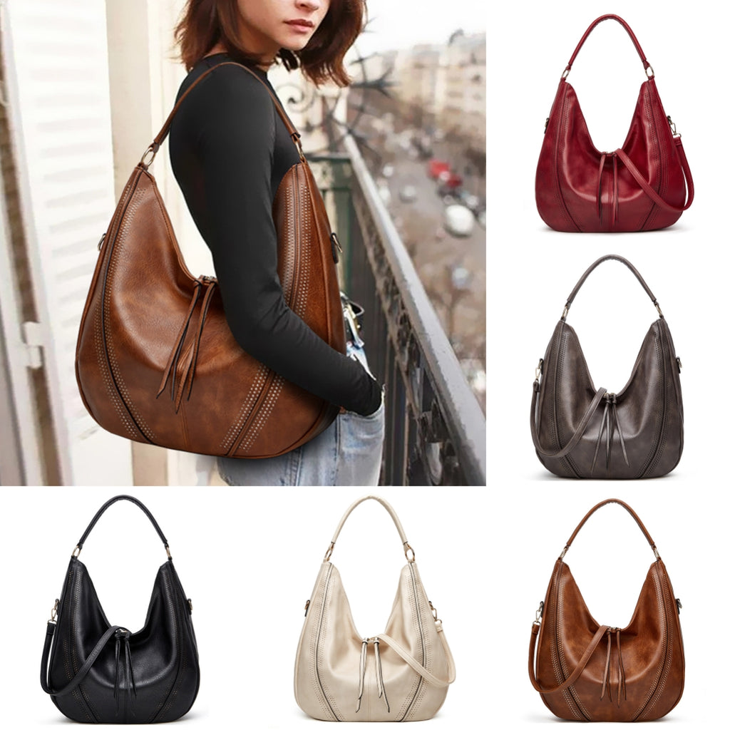 Sarah Express Retro Large Capacity Tassel Tote Bag