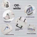 Sarah Express Compact Lightweight Travel Organizer Carry-On Bag Beige