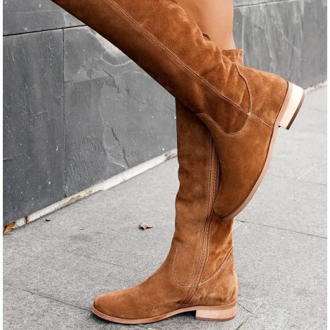 Sarah Express Women's Over-The-Knee Suede Boots