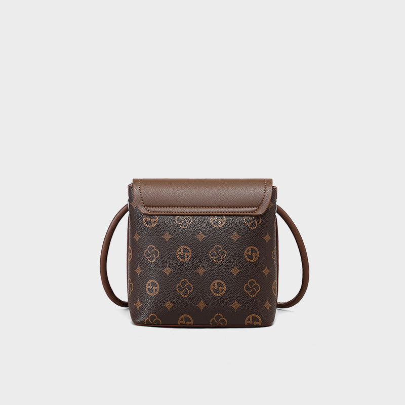 Sarah Express Patchwork Synthetic Leather Bucket Shoulder Bag
