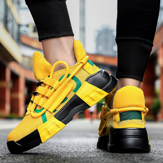 Sarah Express Bold Platform Sneakers With Mesh Detail