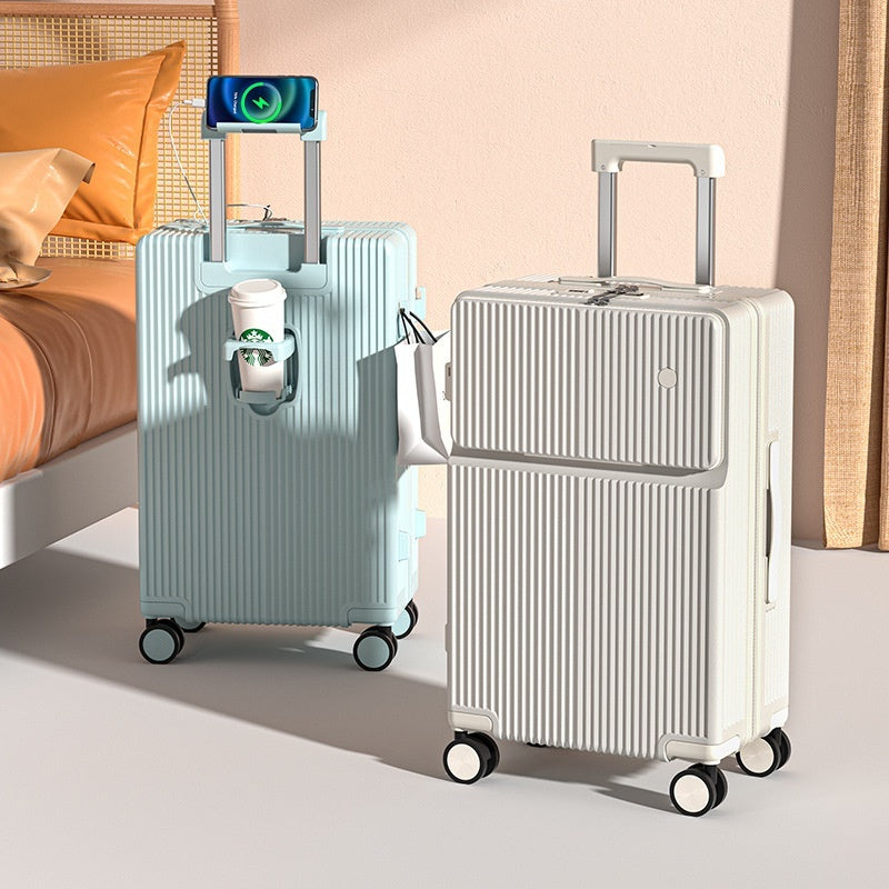 Sarah Express Multifunctional Front Opening Travel Luggage