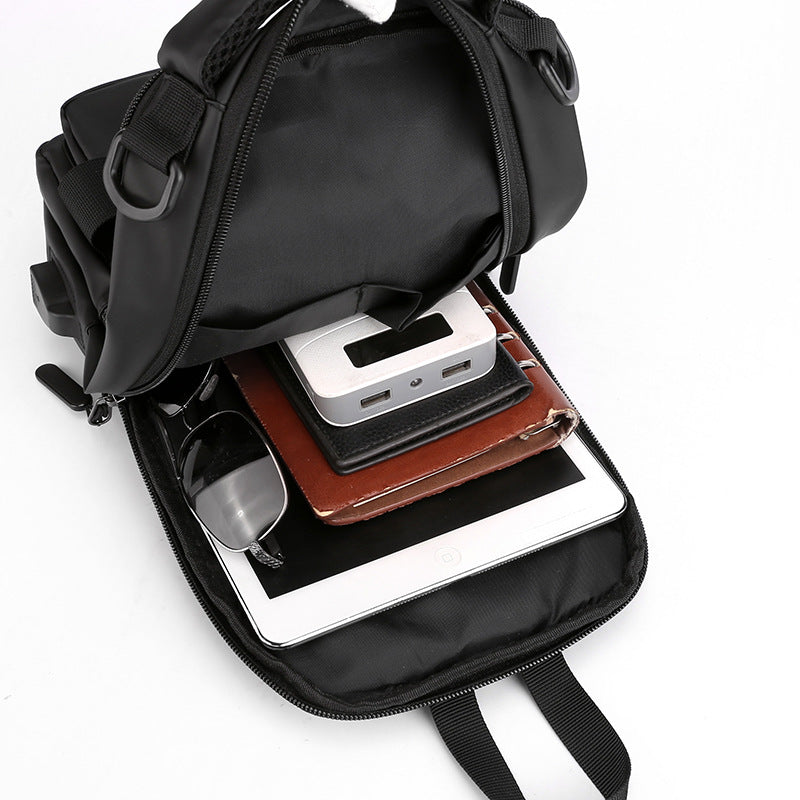 Sarah Express Multifunction Nylon Crossbody Chest Bag