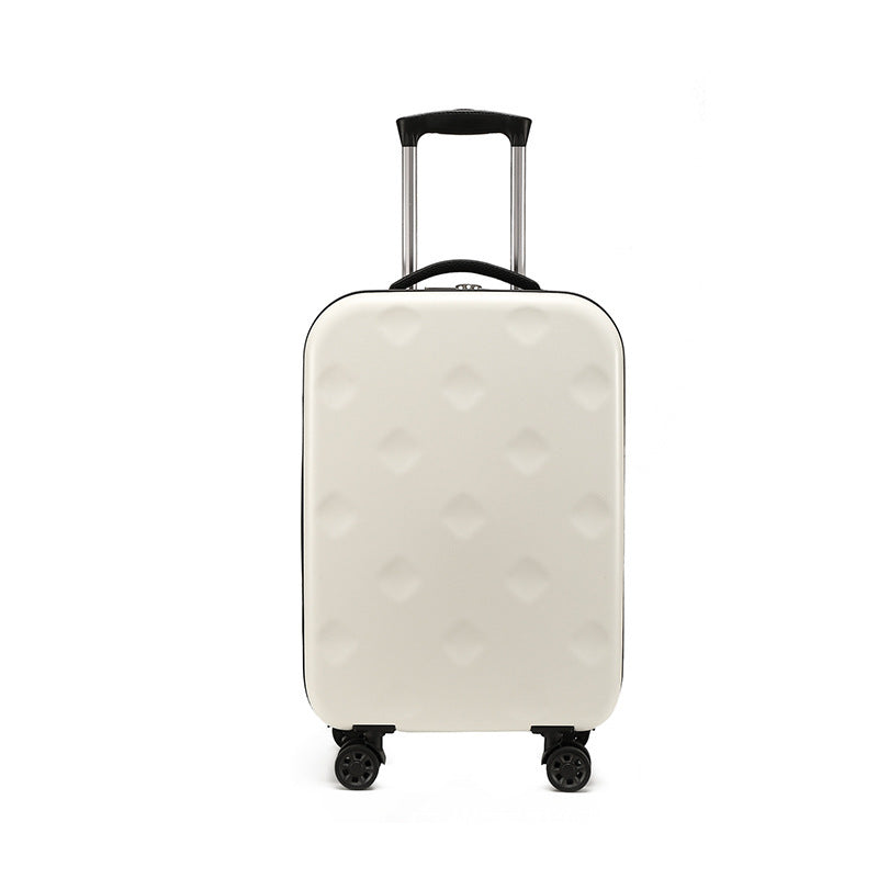 Sarah Express Hard Shell Rolling Travel Trunk White