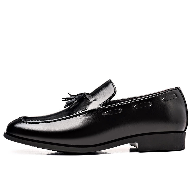 Sarah Express Men's Tassel Pointed Toe Business Loafers