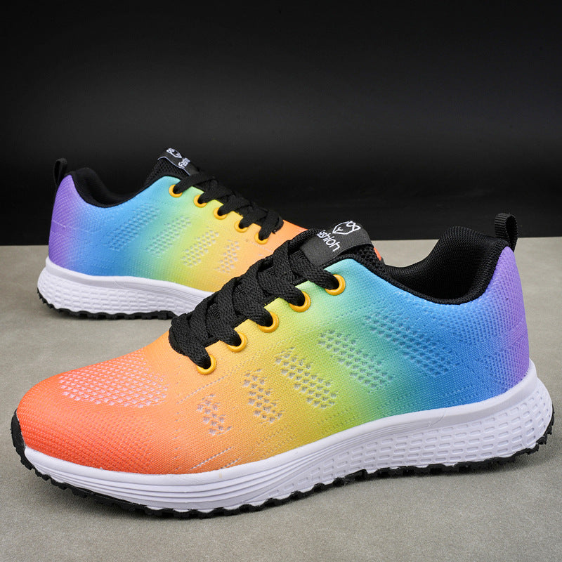 Plus Size Spring And Autumn Fly-kit Mesh Women's Shoes – product detail alternate view 8
