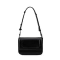 Sarah Express Retro Flap Shoulder Bag Black