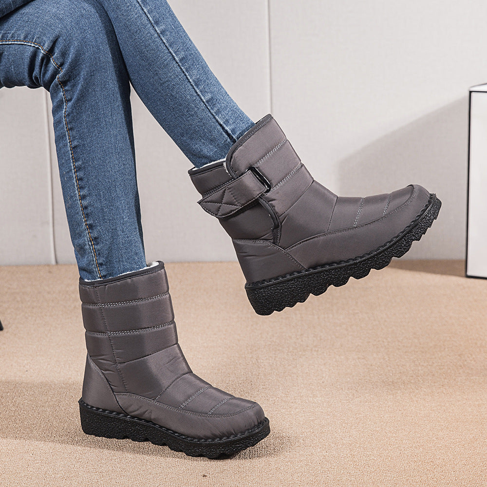 Sarah Express Plush Lined Waterproof Winter Ankle Boots