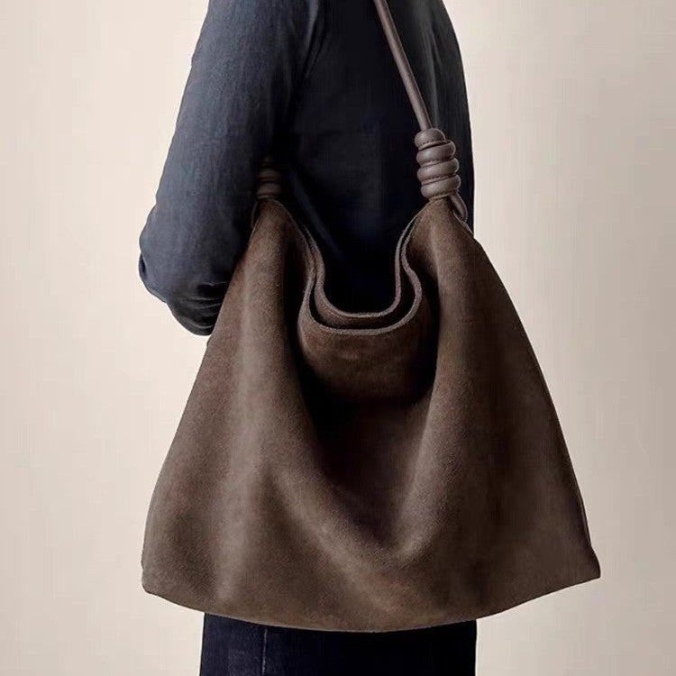 Sarah Express Large Capacity Genuine Leather Shoulder Bag