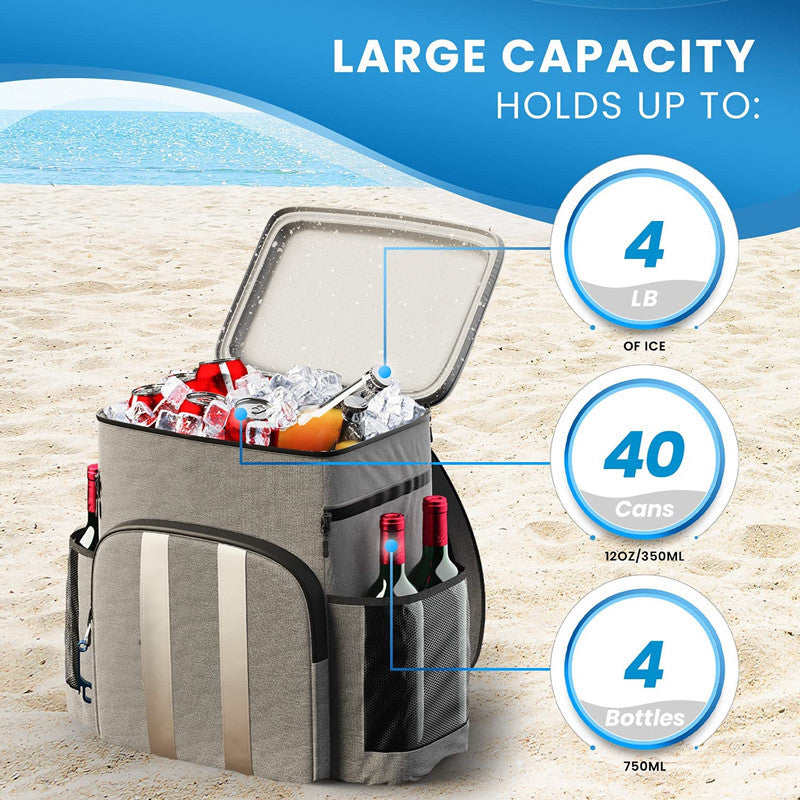 Sarah Express Insulated Large Capacity Picnic Cooler Backpack